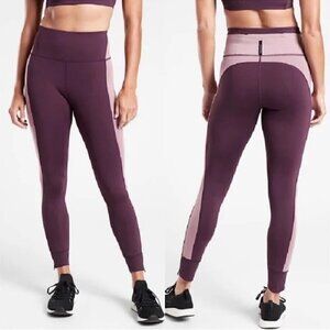 Athleta Agate Purple Tight 26" - XS Purple and Mauve